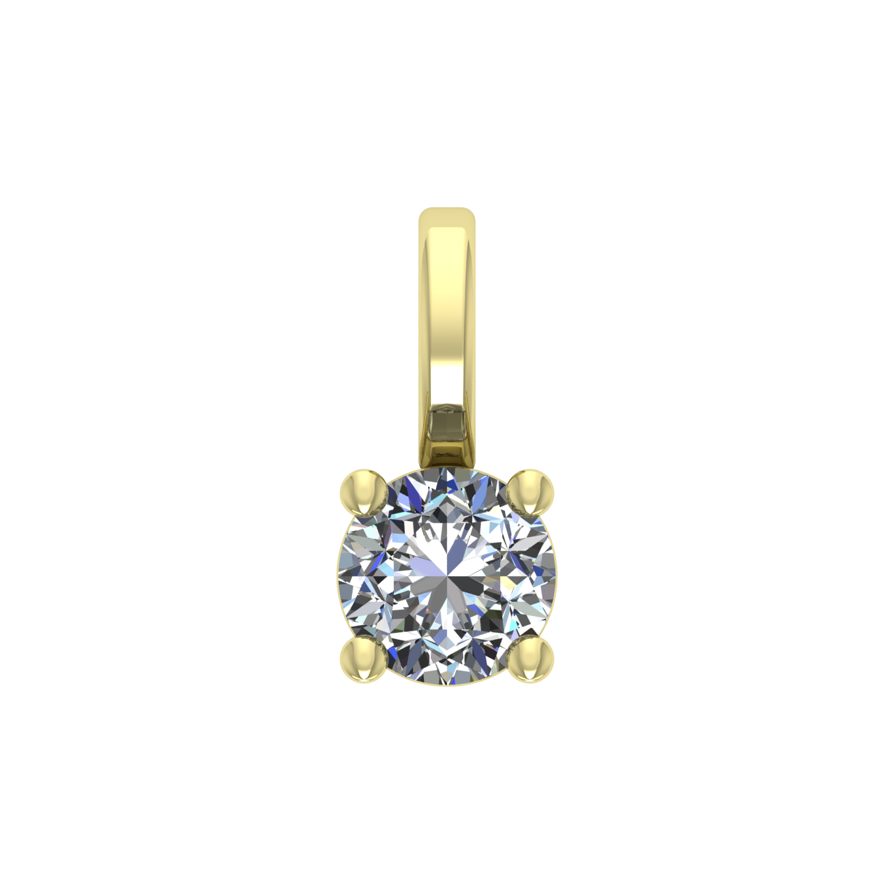 SOLITAIRE DIAMONDS 3.10mm ROUND PENDANT